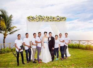 明星海外婚礼,浪漫邂逅，跨国爱情的甜蜜见证